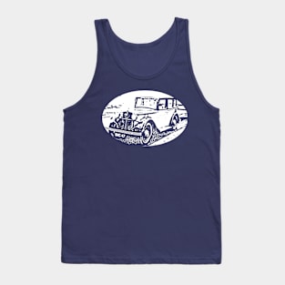 Morris 10-4 vintage British classic car (white) Tank Top